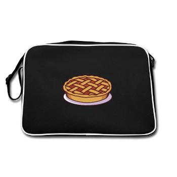 Thanksgiving Pie - Retro Bag - black/white - Back