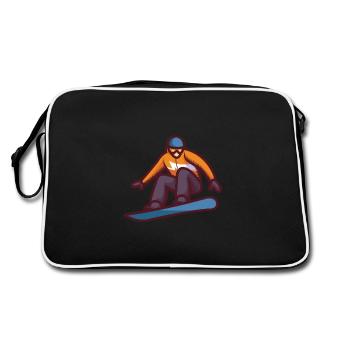 Patinage merveilleux - Sac Retro - noir/blanc - Dos