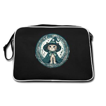 Kitty Cat Sorcier - Sac Retro - noir/blanc - Dos