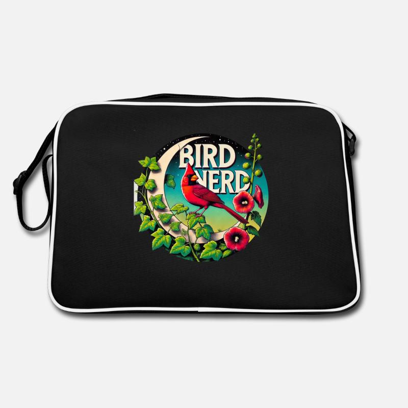 Vogel-Nerd Retro Tasche