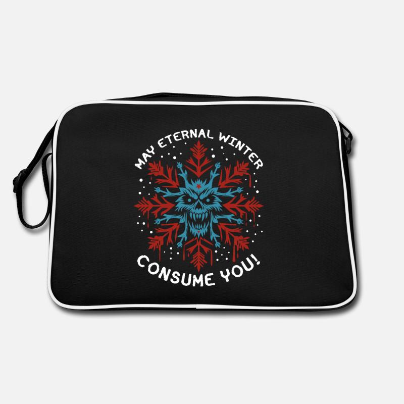 Satanischer Winter Retro Tasche