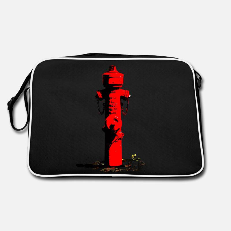 Roter Feuerhydrant / Fire Hydrant (DDP) Retro Tasche