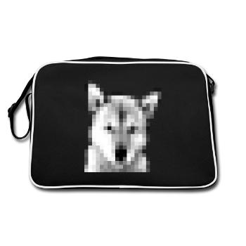 Mosaïque de Jindo - Sac Retro - noir/blanc - Dos