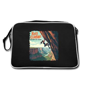 Climbing - Because Gravity Is Just a Suggestion - Retro Bag - black/white - Back