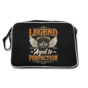 Légende Depuis 1978 Vintage Vintage Anniversaire - Sac Retro - noir/blanc - Dos