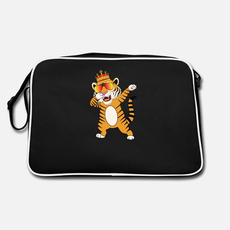 Tamponner Tiger King avec des lunettes de soleil Sac Retro