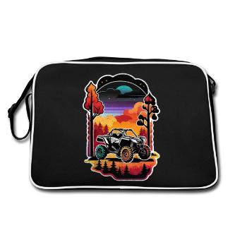 quad et tout terrain - Sac Retro - noir/blanc - Dos