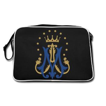 Auspice Maria - Sac Retro - noir/blanc - Dos