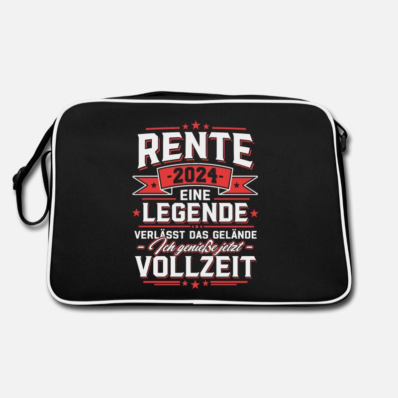 Pension 2024 Retirement Pensioner Gift Retro Bag