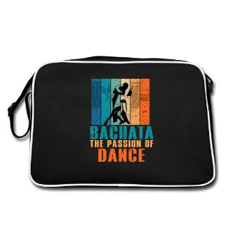 Bachata, musique Bachata, dominicaine - Sac Retro - noir/blanc - Dos