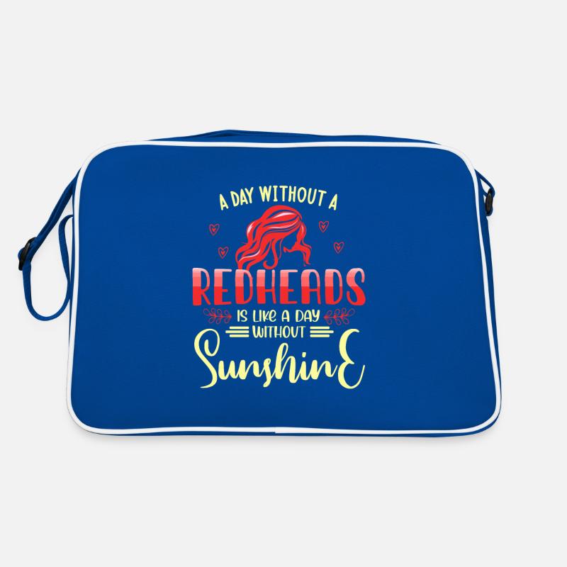 Rothaarige, Rothaarige 2% Einhörner, rothaarige Retro Tasche