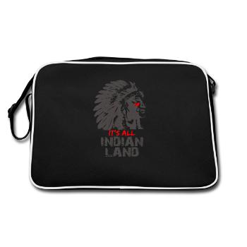 Indian - Retro Bag - black/white - Back