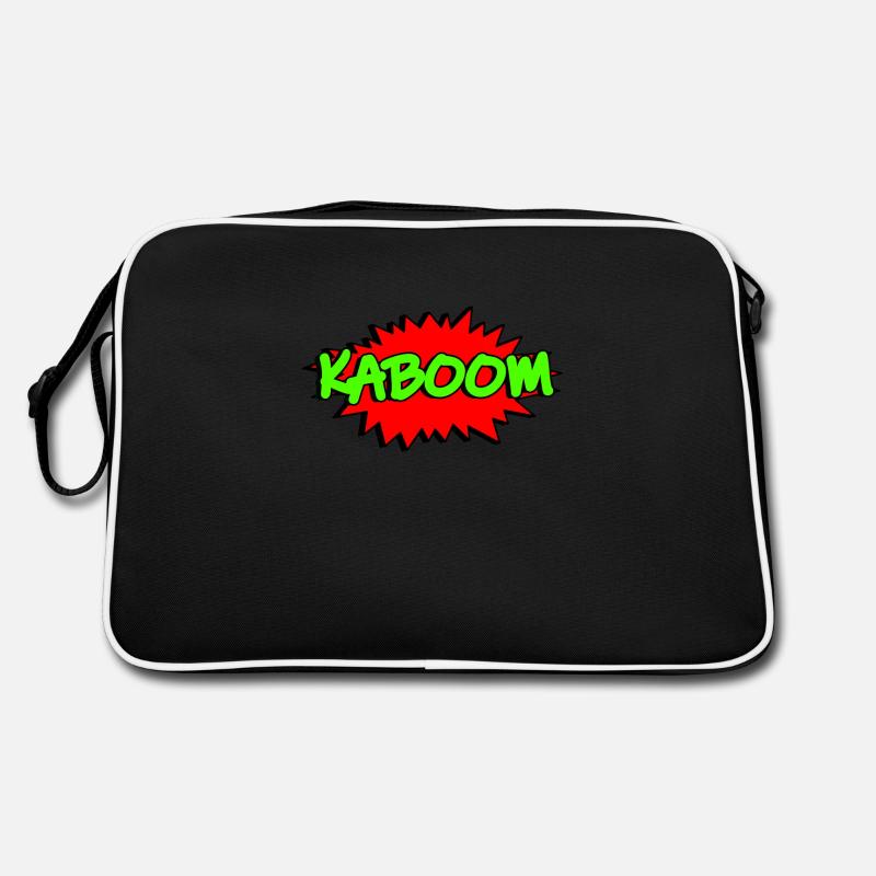 Comic Kaboom Schirftzug Graffiti cooles Geschenk Retro Tasche