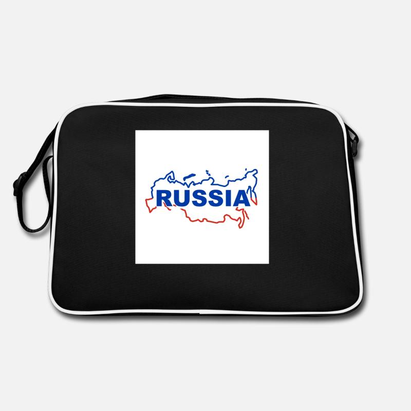 Carte de la Russie Sac Retro