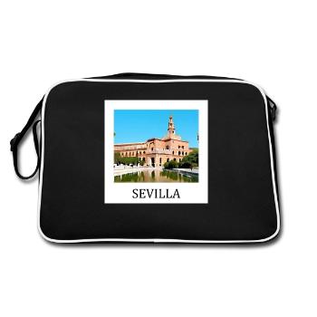Séville - Sac Retro - noir/blanc - Dos