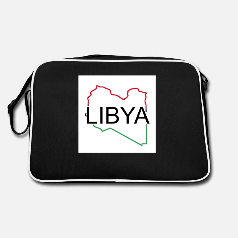 Carte de la Libye Sac Retro