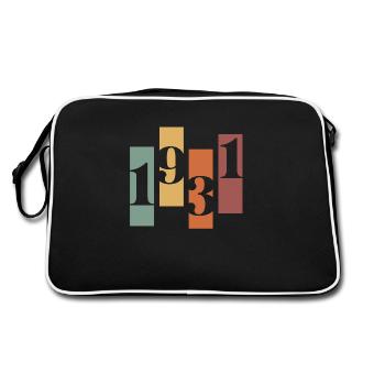 1931 Vintage Retro - Retro Bag - black/white - Back