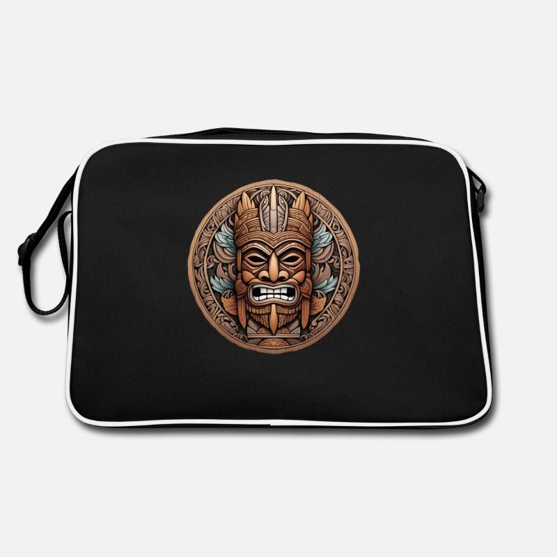 Tiki Beach - Polynesia Statue Retro Bag