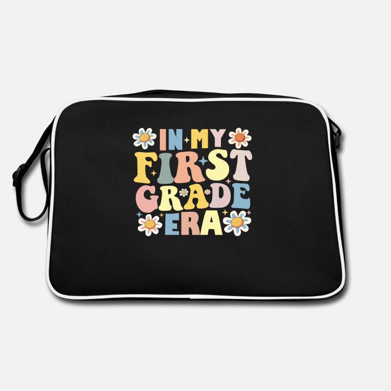 Teacher Students 1st Grade In My First Grade Era Retro Bag