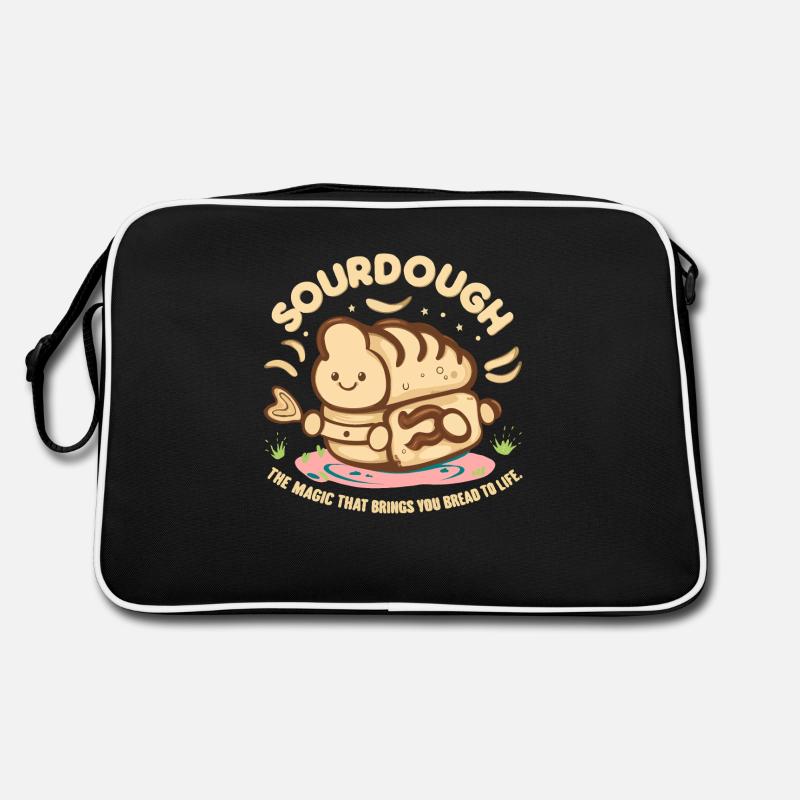sourdough - Retro Tasche - Schwarz/Weiß