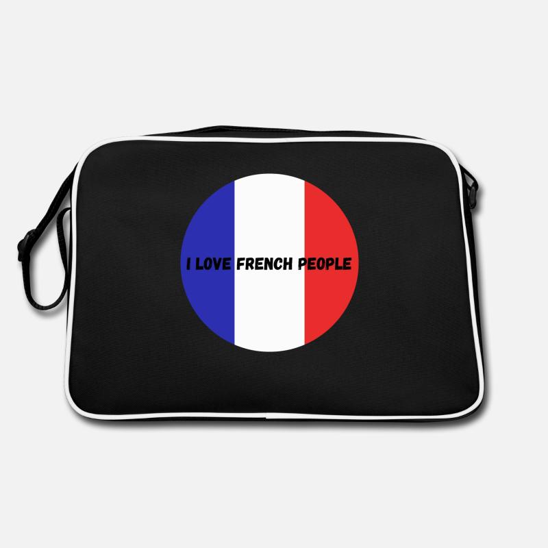 j'aime les français Sac Retro
