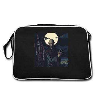 Nosferatu 16 Bit - Retro Tasche - Schwarz/Weiß - Hinten