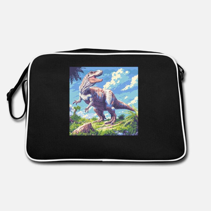 Dinosaurier Retro Tasche