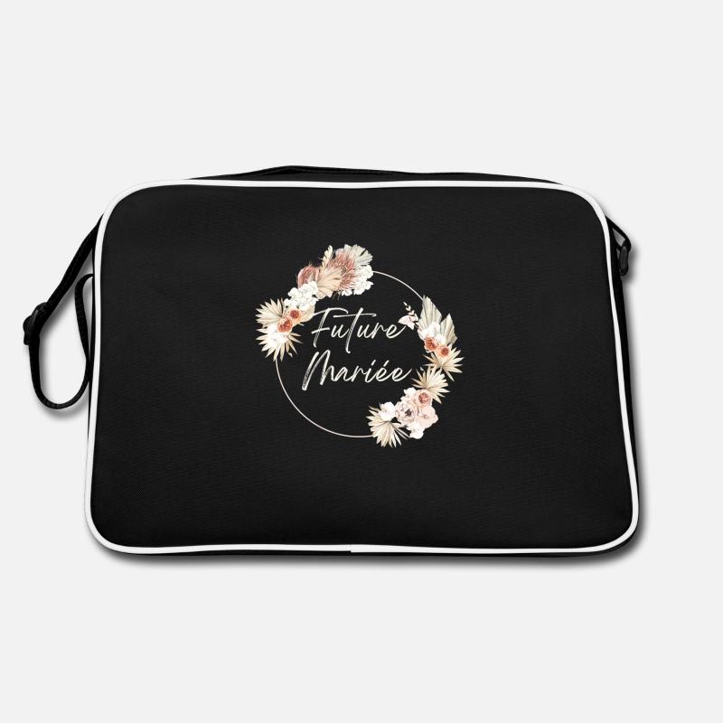 Braut Krone Boho Blumen Retro Tasche