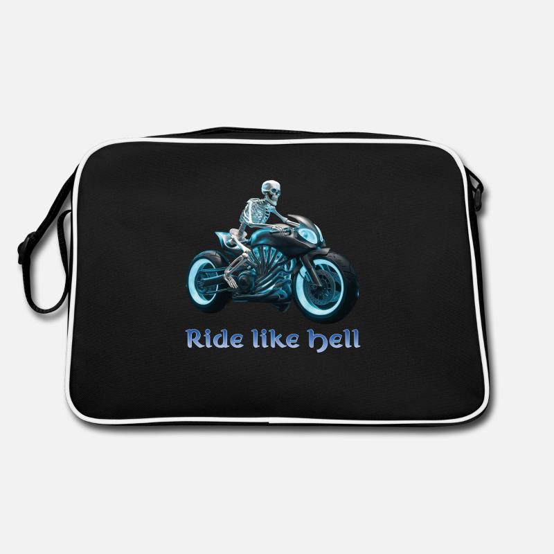 Biker Skeleton 06 2024 A 01 Retro Bag