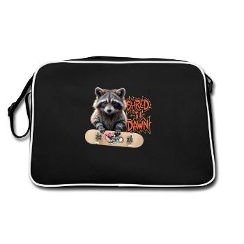 Shred 'Til Dawn - Retro Bag - black/white - Back