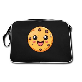 Bande dessinée de biscuit drôle - Sac Retro - noir/blanc - Dos