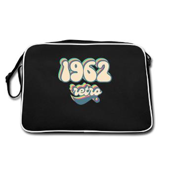 1962 Retro Geschenkidee - Retro Tasche - Schwarz/Weiß - Hinten