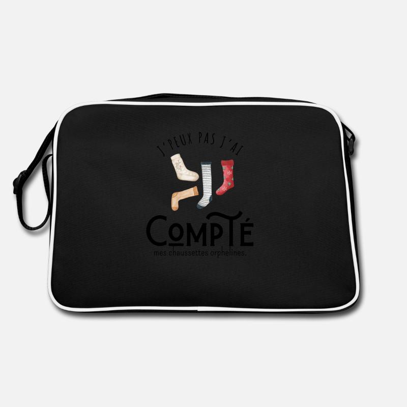 J’peux pas j’ai compté mes chaussettes orphelines Sac Retro
