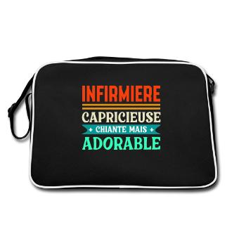 Adorable Nurse - Retro Bag - black/white - Back