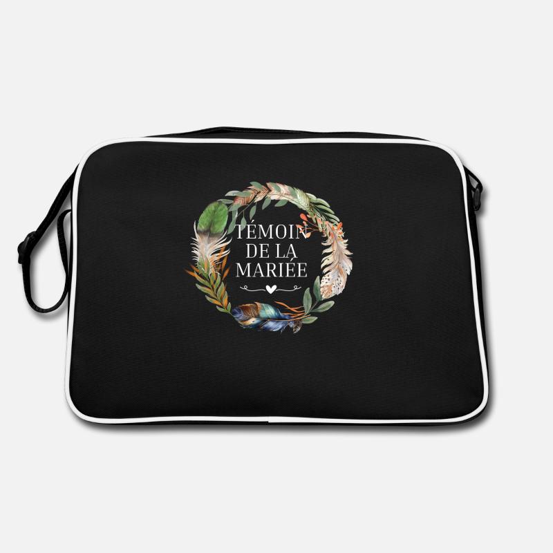 Brautzeuge Krone Boho Blumen Retro Tasche