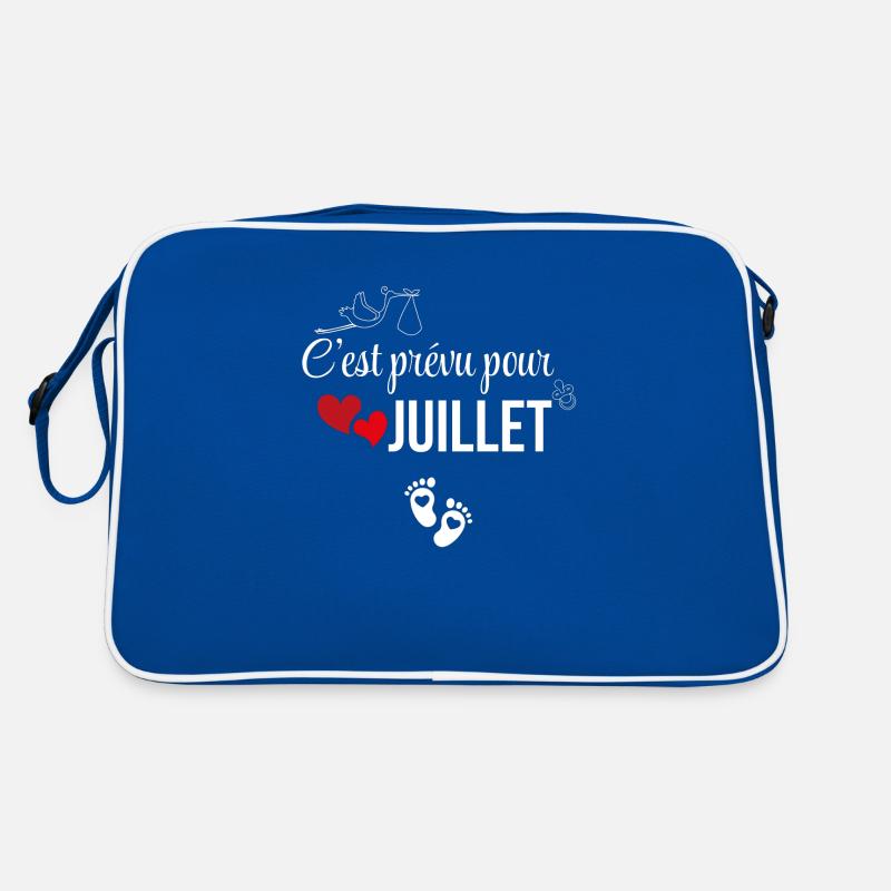 C’est prévu pour juillet - annonce de grossesse Sac Retro