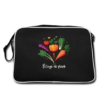 Potage de plomb - Sac Retro - noir/blanc - Dos