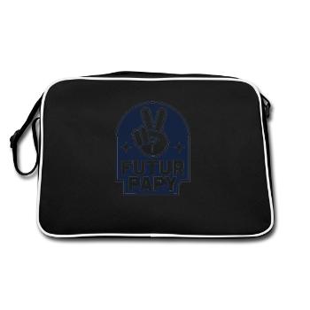 Futur Papy 2025 - Sac Retro - noir/blanc - Dos