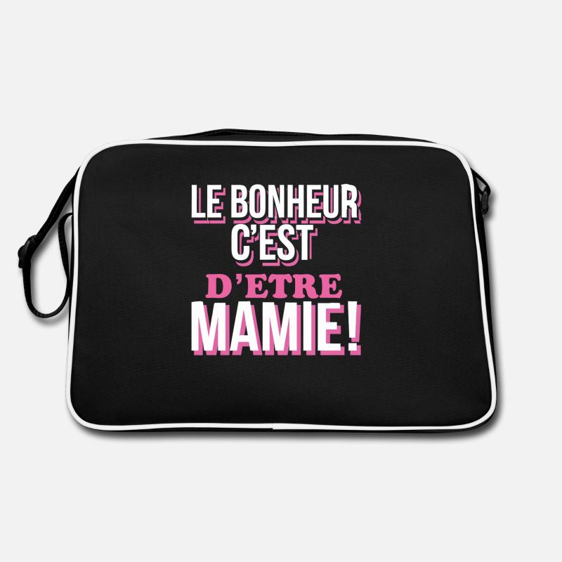 le-bonheur-cest-detre-mamie Sac Retro