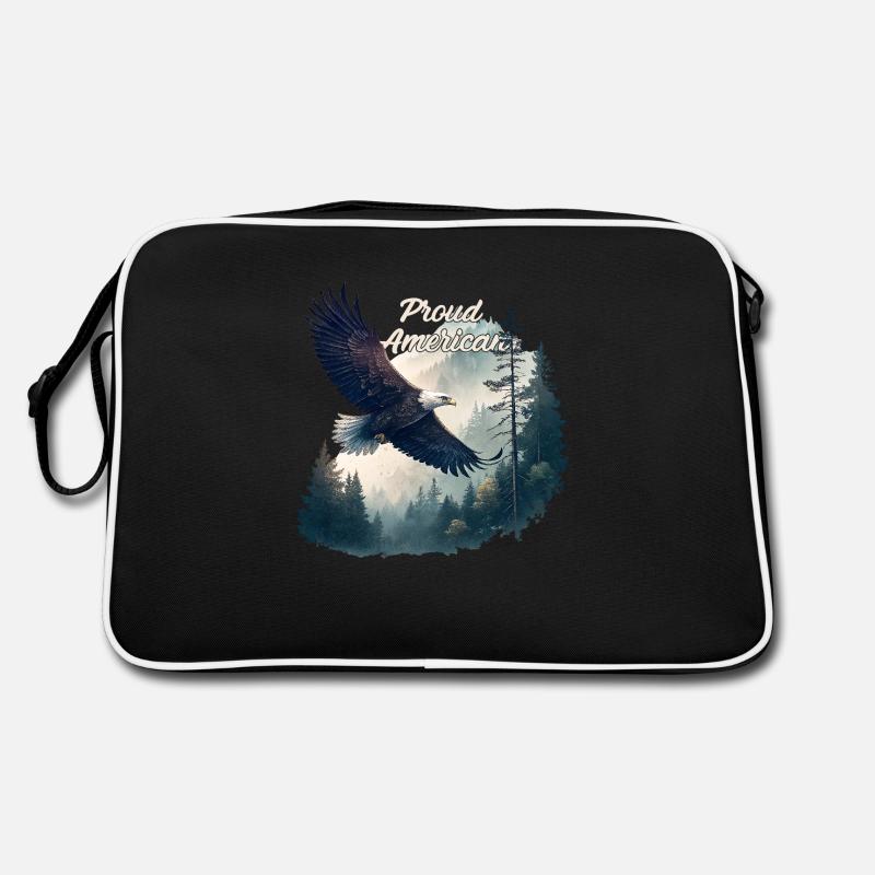 Fier Américain Sac Retro