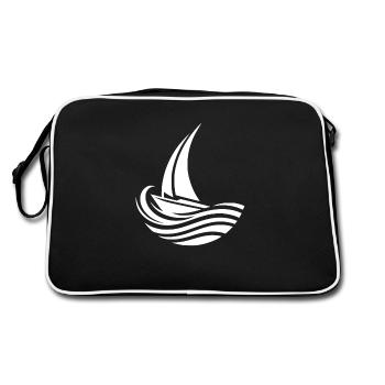 Segelclub Feeling für unterwegs - Sac Retro - noir/blanc - Dos