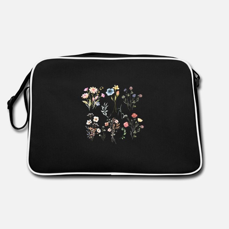 Fleurs sauvages boho Sac Retro