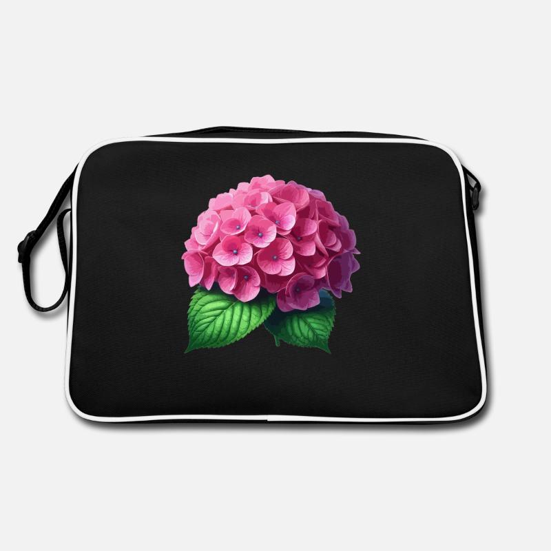 Hydrangea pink Retro Bag