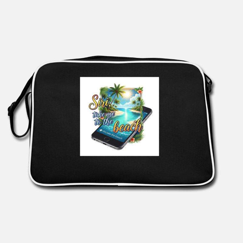 My Phone My Beach: Tropical Tech Tee Sac Retro
