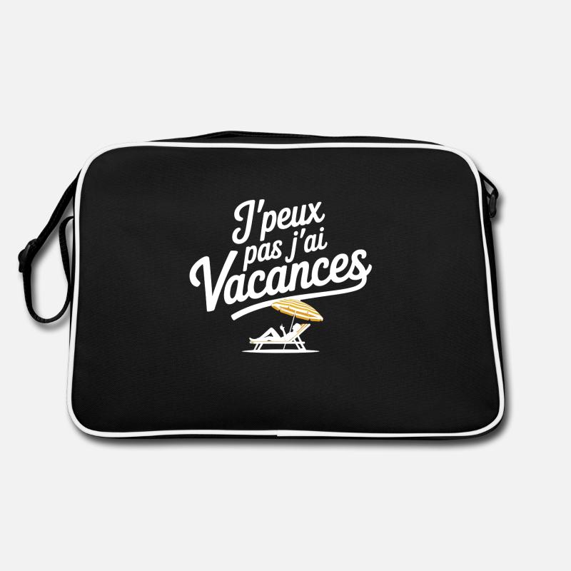 vacances, vacances d'été Sac Retro