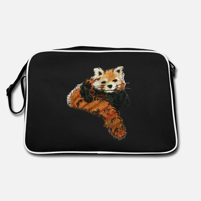 panda roux - red Panda - roter kleiner der rote Sac Retro
