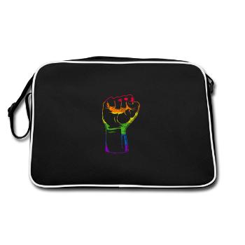 Droits de l’homme - Sac Retro - noir/blanc - Dos