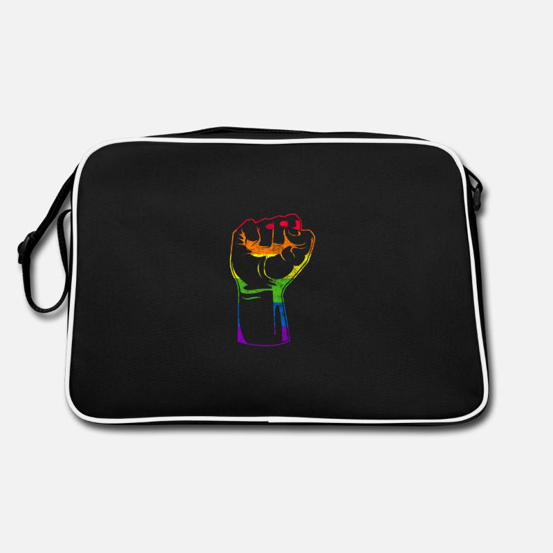 Human Rights Retro Tasche