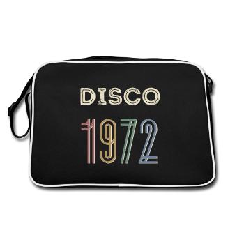 DISCO 1972 - Sac Retro - noir/blanc - Dos