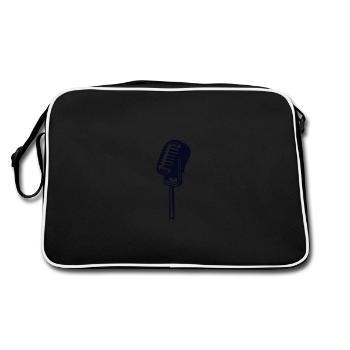 Micro vintage cassé - Sac Retro - noir/blanc - Dos